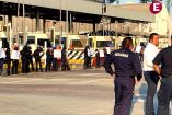 Trabajadores de aduana de Manzanillo protestan