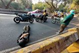 accidente en motocicleta