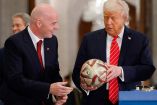 Gianni Infantino y Donald Trump
