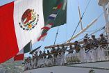 Buque Escuela Cuauhtémoc de la Marina Armada de México.