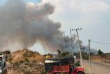 Incendio en basurero de Neza 