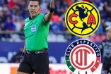 Daniel Quintero Huitrón será el árbitro central del América Vs Toluca, mientras que Erik Yair Miranda será el responsable del VAR.