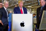 Trump le exigió a Apple producir los iPhones en Estados Unidos. (Reuters)