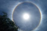 Halo solar en CDMX