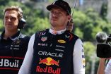 Max Verstappen con semblante serio.