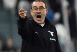 Maurizio Sarri gritando.