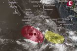 Mapa de posible formación de ciclones tropicales cerca de México