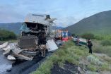 Tráileres accidentados en la carretera federal San Luis Potosí a Matamoros