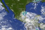 Imagen satelital de la tormenta Erick