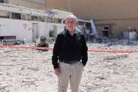 Benjamin Netanyahu, primer ministro de Israel en el hospital Soroka de Beersheba, bombardeado por Irán. (Reuters)