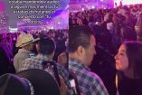 Pareja discute en pleno concierto de Grupo Firme por supuesta infidelidad