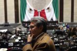 Ricardo Monreal y de fondo, la Cámara de Diputados