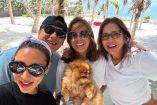 Yolanda Andrade y su familia