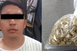 Sujeto detenido con varias dosis de droga en Monterrey 