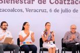 Claudia Sheinbaum desde Coatzacoalcos, Veracruz