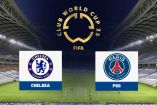 Escudos de Chelsea y PSG.