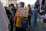 manifestación contra redadas en EU