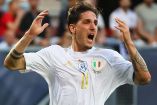 Nicolò Zaniolo con la selección de Italia.