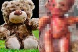 Osito de peluche envuelto en ‘piel humana’ 