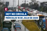 ¿Qué autos no circulan el 16 de julio? Foto: Especial