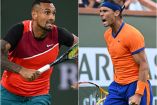 Nick Kyrgios frente a Rafael Nadal.