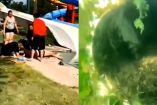Hombre fue succionado por un tubo en balneario de Chihuahua