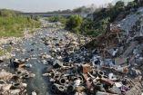 Imagen de la contaminación en el río Pesquería