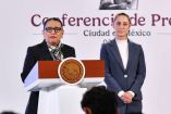 Rosa Icela Rodríguez en una de las mañaneras.