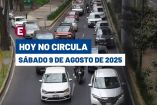Hoy No Circula del 9 de agosto del 2025.