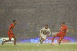 El medio tiempo del Pumas Vs Necaxa sumó más de 20 minutos debido a las intensas lluvias.
