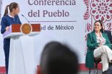 Ariadna Montiel en el marco de la conferencia mañanera de la presidenta de México.