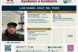 Ficha de búsqueda oficial de Luis Daniel Cruz del Pozo, emitida por la Comisión de Búsqueda de Personas de la Ciudad de México. Incluye fotografía, datos personales, fecha y lugar de desaparición, vestimenta, señas particulares y medios de contacto para aportar información.