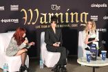 The Warning, durante la premiere de su película en la CDMX.