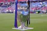 Trofeo de la Champions League en Múnich.