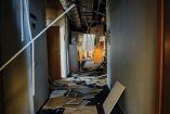 Imágenes del interior del edificio diplomático en Kiev, en medio del bombardeo. Foto: Reuters
