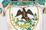 La exposición La libertad también se borda. El Escudo Nacional en la Indumentaria Mexicana se exhi-birá hasta el 16 de octubre. Foto: Cortesía Universidad del Claustro de Sor Juana