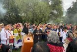 Los ministros participaron en una ceremonia de purificación de bastones. Foto: Netzaí Sandoval