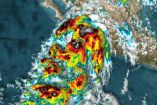 El huracán 'Lorena' se ubica en costas de Baja California Sur. Foto: SMN