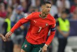 Cristiano Ronaldo jugando con Portugal.