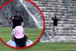 Extranjero burla la seguridad y sube la pirámide de Kukulcán en Chichén Itzá 