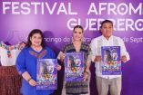 La gobernadora de Guerrero, Evelyn Salgado Pineda, en el anuncio de la cuarta edición del Festival Afromexicano
