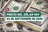 Conoce el tipo de cambio para este miércoles 24 de septiembre.