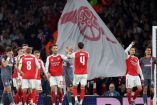 Arsenal logró su segunda victoria de la fase general de la Champions (Reuters)
