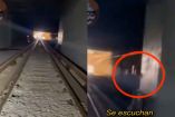 Trabajadora del Metro capta figura paranormal en la Línea 1