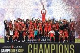 Toluca levantando la Campeones Cup 2025.