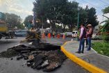 socavón en CDMX 