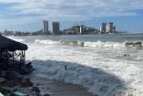 Oleaje en Mazatlán