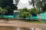 Fachada de escuela ubicada en Oaxaca