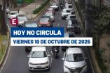 Hoy No Circula del 10 de octubre del 2025.