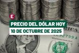 Tipo de cambio para hoy 10 de octubre de 2025.